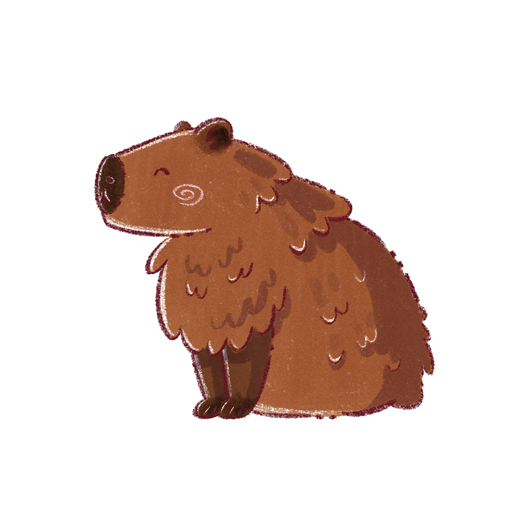 Sticker Capibara