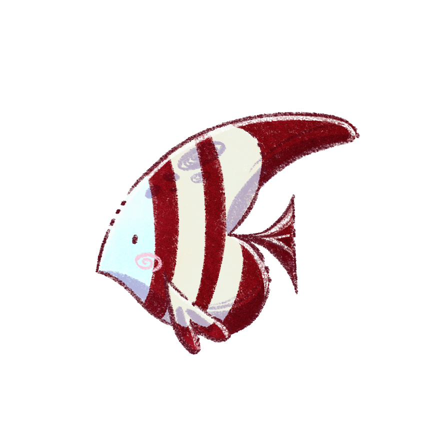 Sticker Poisson cocher