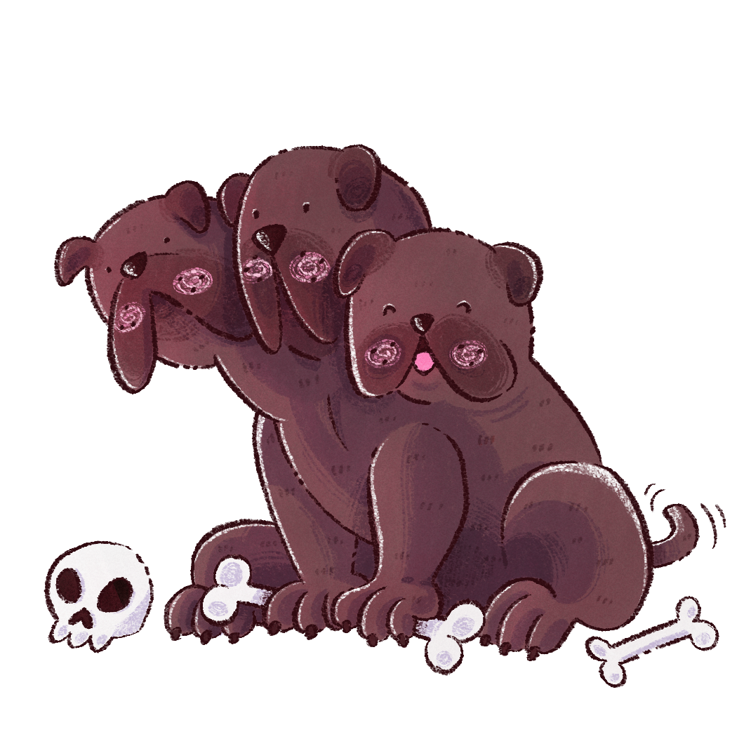 Sticker Cerbère