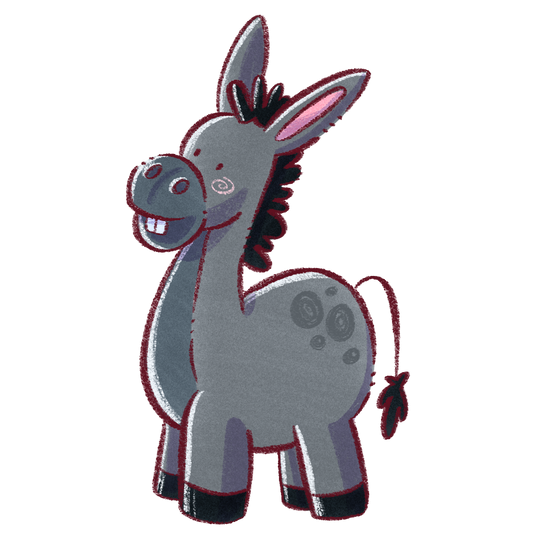 Sticker Âne