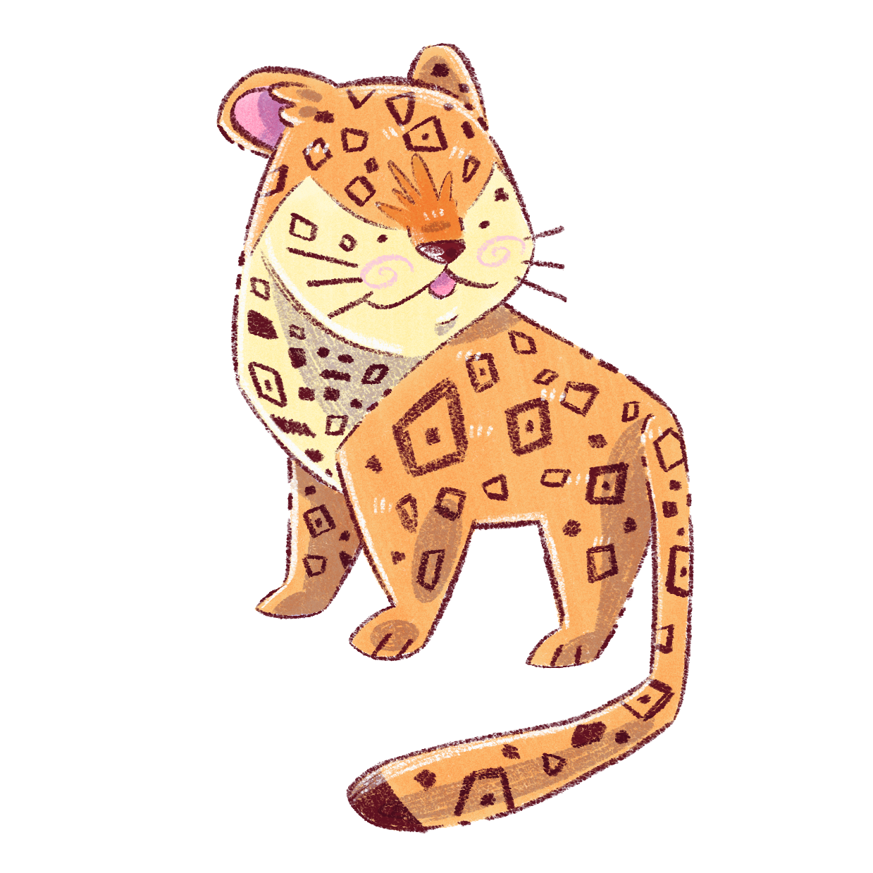 Sticker Léopard