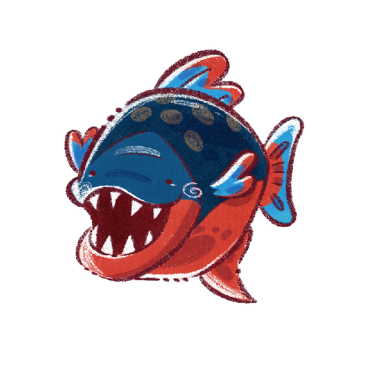 Sticker Piranha