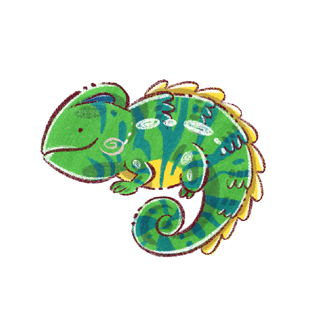Sticker Caméléon