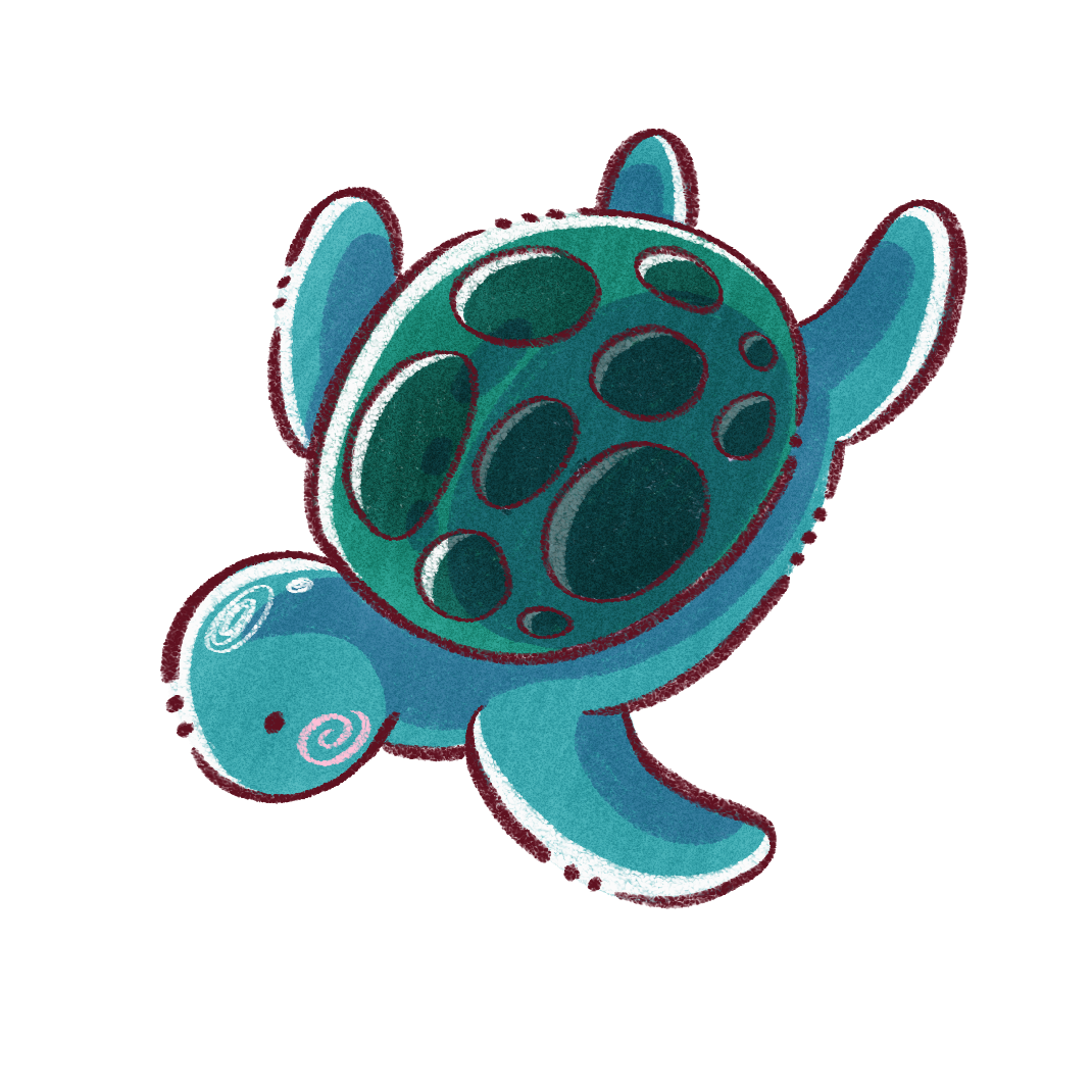 Sticker Tortue marine