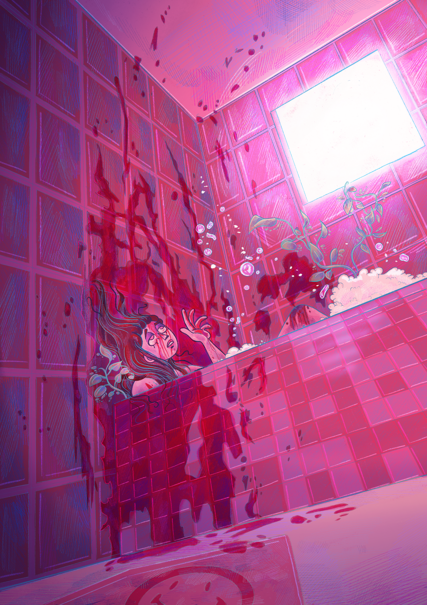Print "The pink Girl"