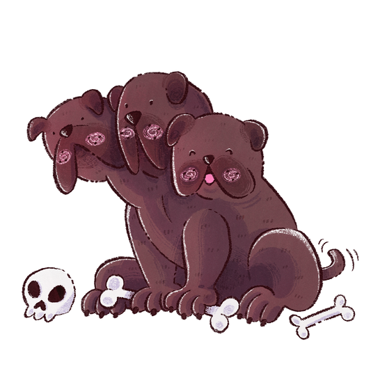 Sticker Cerbère