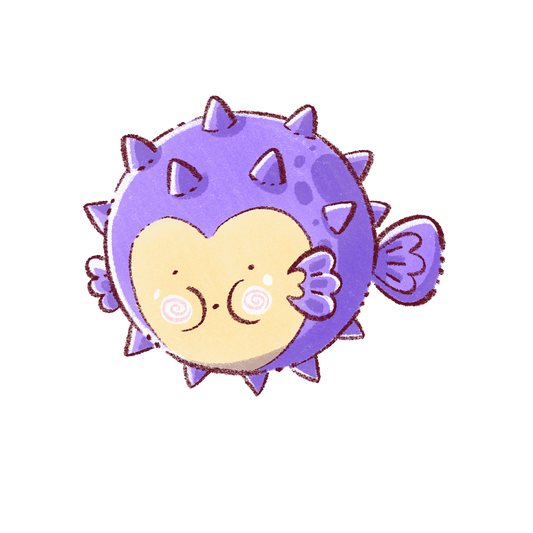 Sticker Poisson globe