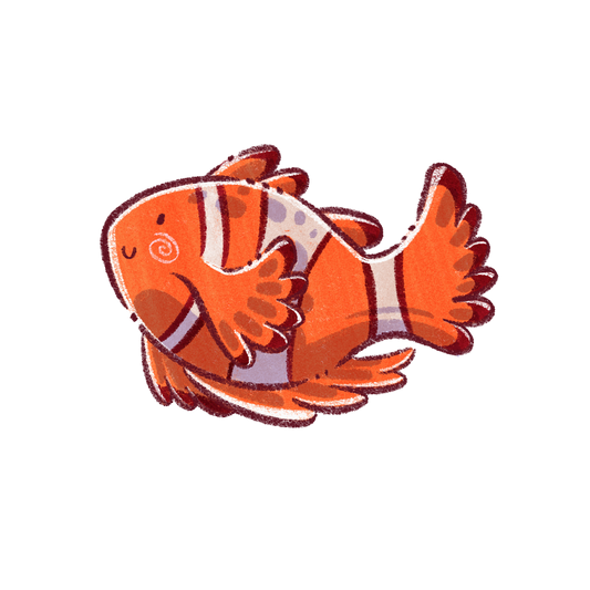 Sticker Poisson clown