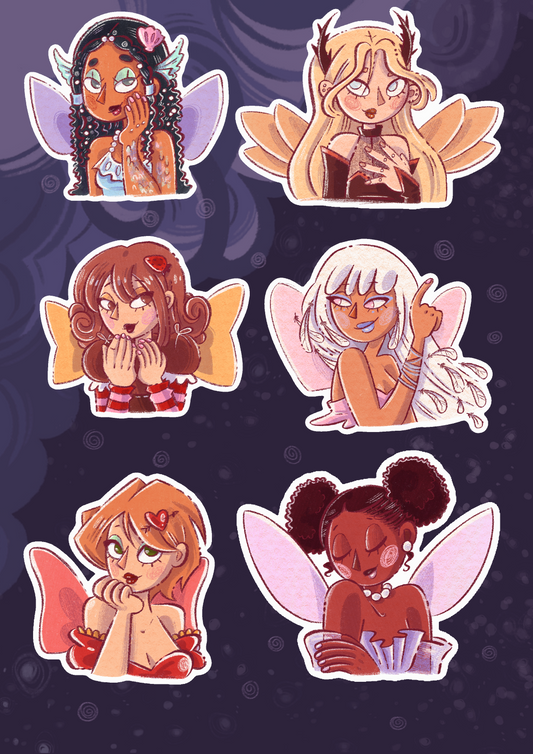 Planche de Stickers Fée